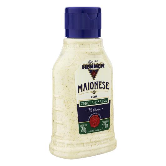 Maionese Hemmer c/ Cebola e Salsa Zero Glúten 290g - Imagem em destaque