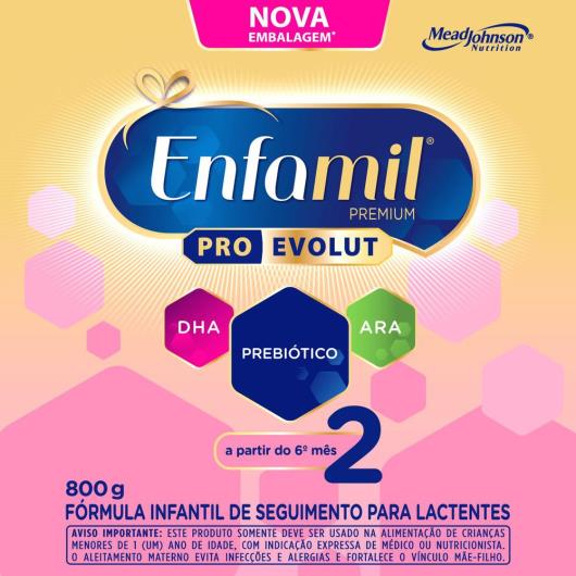 Fórmula Infantil Enfamil Premium 2 800g - Imagem em destaque