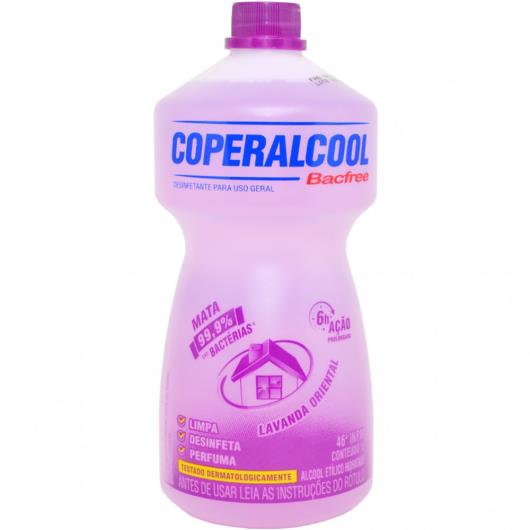 ÁLCOOL COPERALCOOL BACFREE LAVANDA ORIENTAL 46ºINPM 500ML - Imagem em destaque