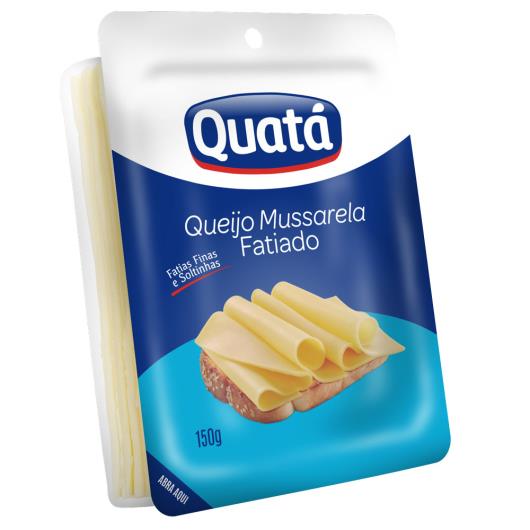 Queijo Quatá Mussarela Fatiado Embalagem 150g - Imagem em destaque