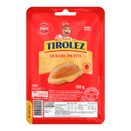 Queijo Tirolez Prato Fatiado Embalado 150g - Imagem em destaque