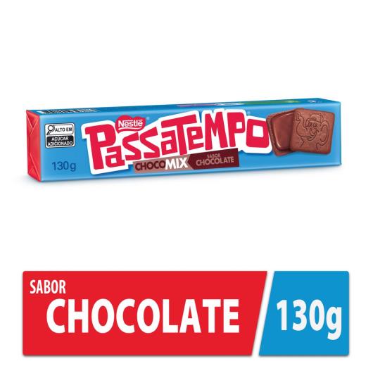 Biscoito PASSATEMPO Chocomix Chocolate 130g - Imagem em destaque