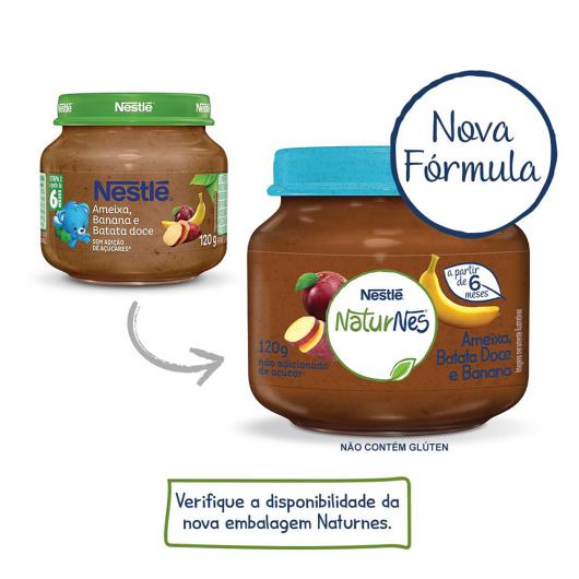 Papinha ameixa, banana e batata doce Nestlé 120g - Imagem em destaque