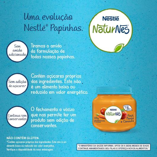 Papinha manga, maçã e cenoura Nestlé 120g - Imagem em destaque