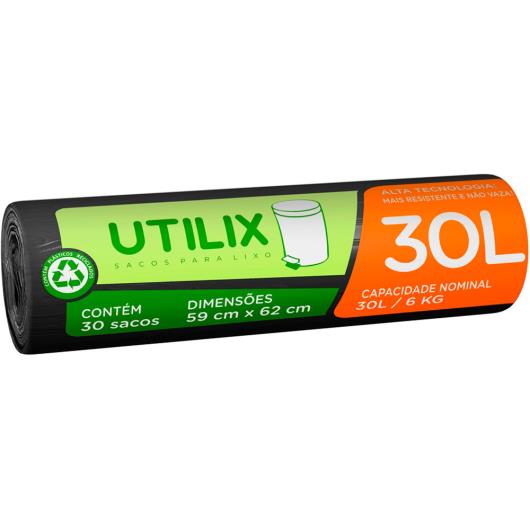 Saco de lixo 30l Utilix 30un - Imagem em destaque