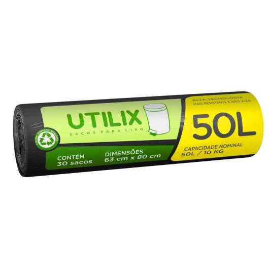 Saco de lixo 50l Utilix 30un - Imagem em destaque