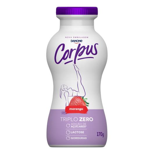 Iogurte Líquido Zero Lactose Corpus Morango 170g - Imagem em destaque