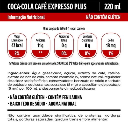 Refrigerante Coca-Cola Café Expresso LATA 220ML - Imagem em destaque