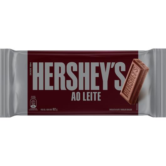Chocolate ao Leite Hershey's 92g - Imagem em destaque