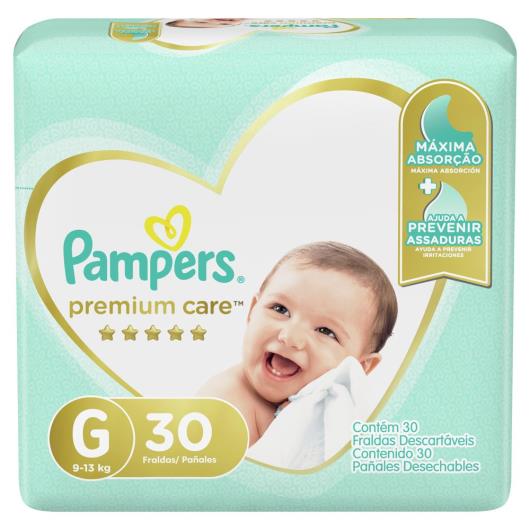 Fralda Descartável Pampers Premium Care G 30 unids. - Imagem em destaque