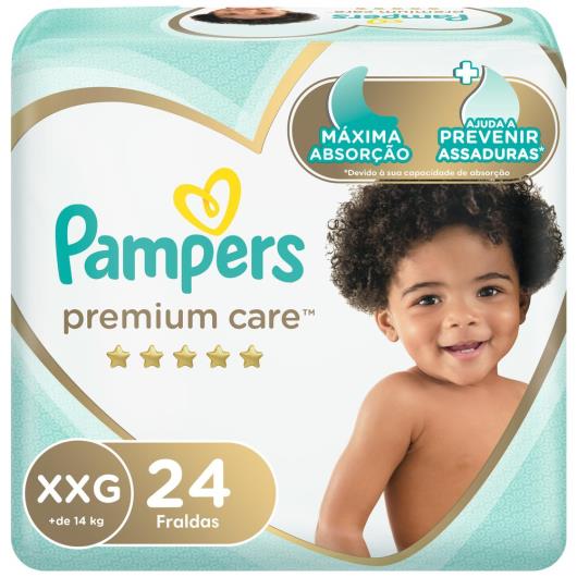 Fralda Descartável Pampers Premium Care XXG 24 unids - Imagem em destaque