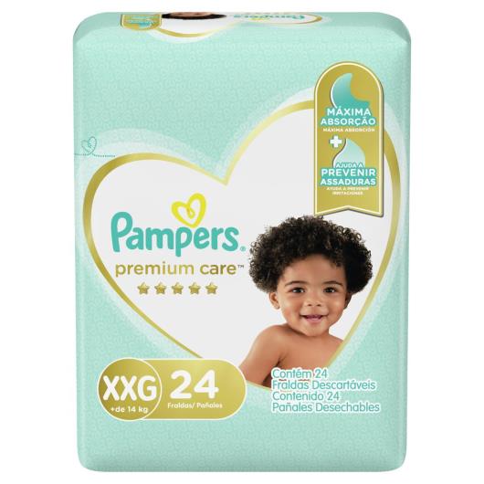 Fralda Descartável Pampers Premium Care XXG 24 unids - Imagem em destaque