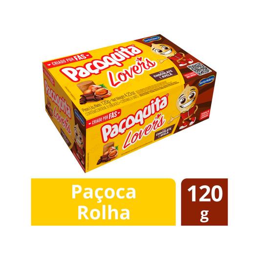Doce Paçoquita Lovers chocolate c/ avelã 120g - Imagem em destaque