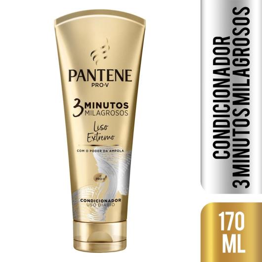 Condicionador Pantene 3 Minutos Milagrosos Liso Extremo 170ml - Imagem em destaque