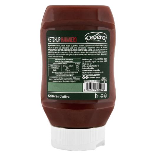 Ketchup Habanero Sabores Cepêra Squeeze 400g - Imagem em destaque