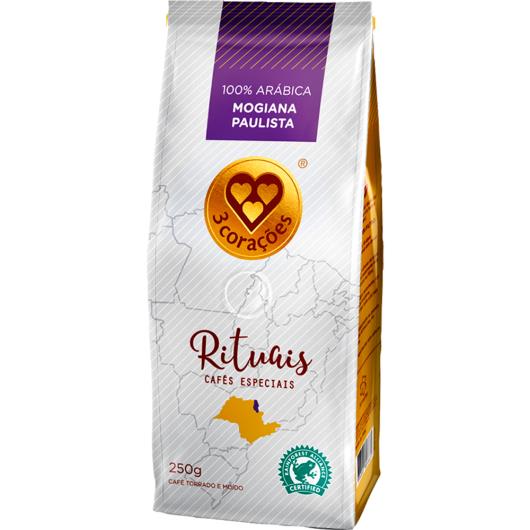 Café 3 Corações Mogiana Paulista Torrado e Moído 250g - Imagem em destaque