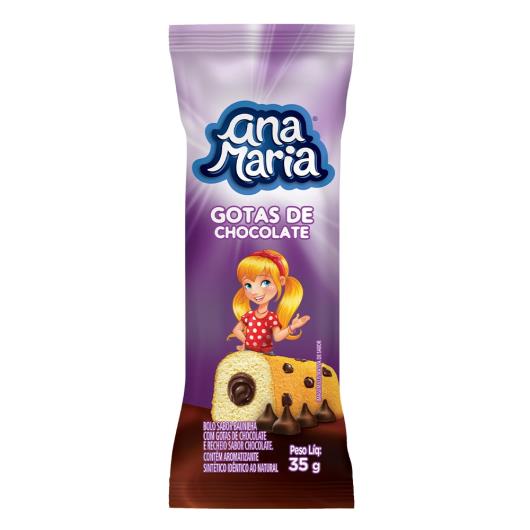 Bolo baunilha gotas chocolate Ana Maria 35g - Imagem em destaque