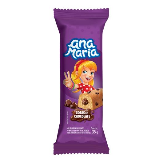 Bolo baunilha gotas chocolate Ana Maria 35g - Imagem em destaque