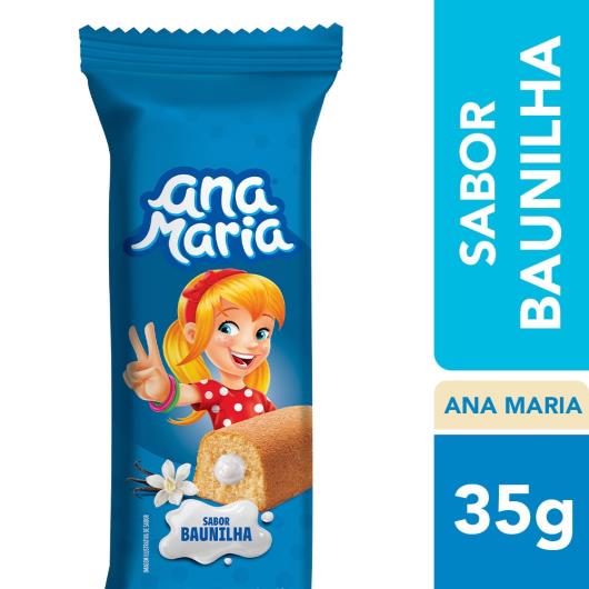 Bolo baunilha recheio baunilha Ana Maria 35g - Imagem em destaque