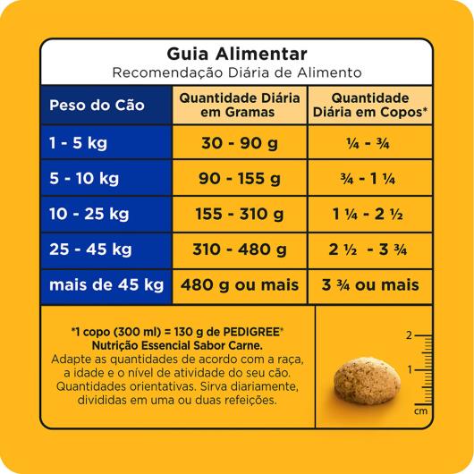 Alimento para Cães Adultos 12+ Carne Pedigree Nutrição Essencial Pacote 10,1kg - Imagem em destaque