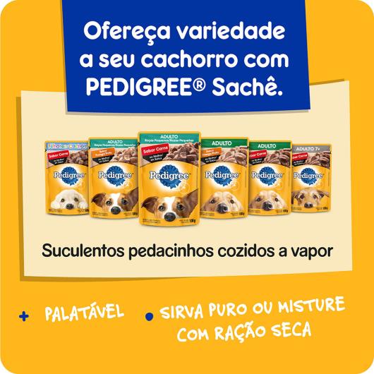 Alimento para Cães Adultos 12+ Carne Pedigree Nutrição Essencial Pacote 10,1kg - Imagem em destaque