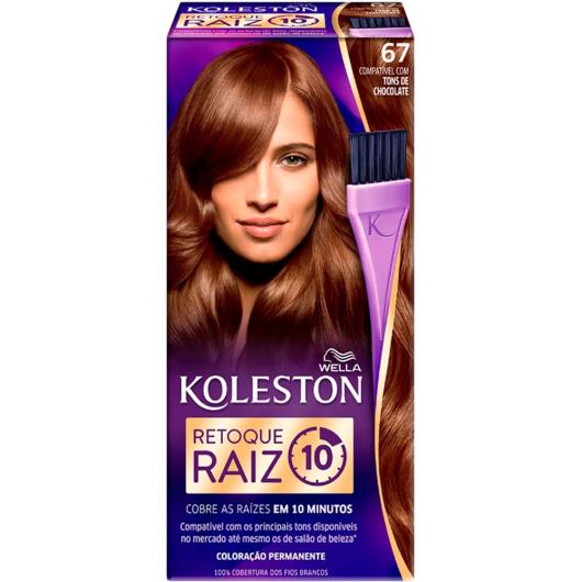 Coloração Koleston 67 Retoque Raiz Chocolate - Imagem em destaque