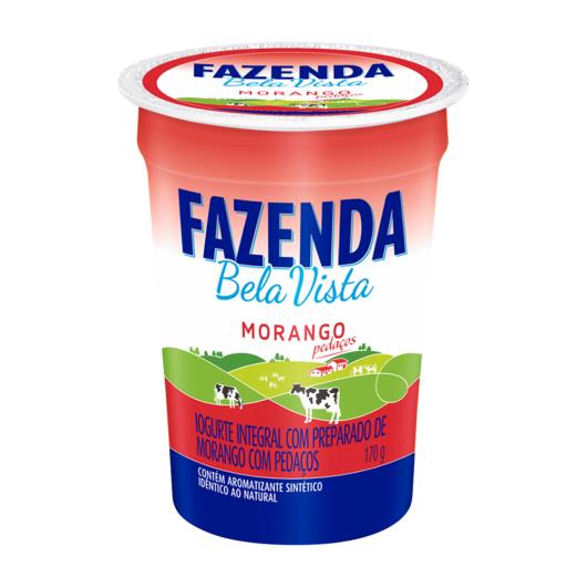 Iogurte líquido integral morango Fazenda Bela Vista 170g - Imagem em destaque