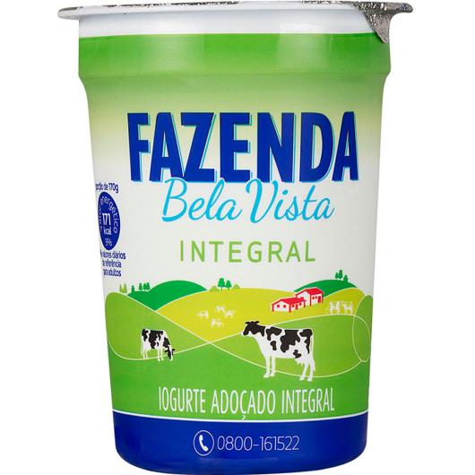 Iogurte integral adoçado Fazenda Bela Vista 170g - Imagem em destaque