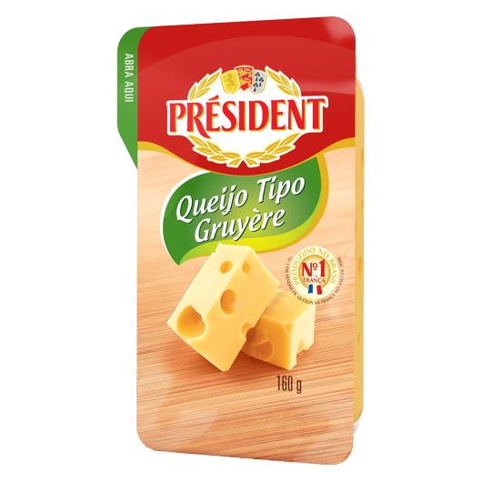 Queijo Gruyère Président 160g - Imagem em destaque