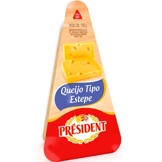 Queijo fração tipo estepe Président 160g - Imagem em destaque