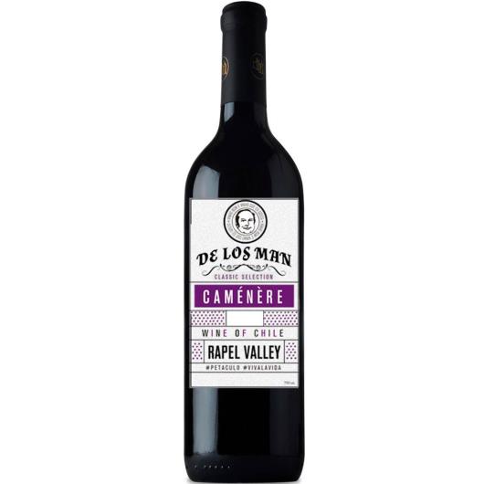 Vinho chileno carmenere tinto De Los Man 750ml - Imagem em destaque
