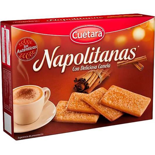 Biscoito canela com açúcar Napolitanas Cuétara 500g - Imagem em destaque