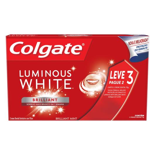 Creme Dental luminous white Colgate Leve 3 Pague 2 - Imagem em destaque