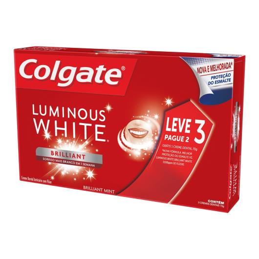 Creme Dental luminous white Colgate Leve 3 Pague 2 - Imagem em destaque