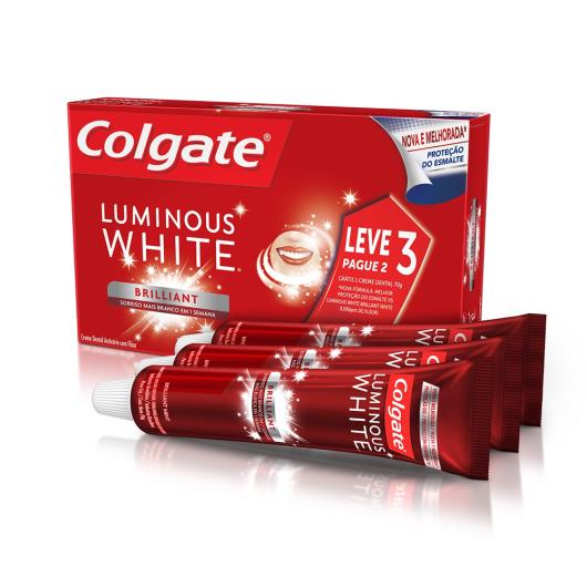 Creme Dental luminous white Colgate Leve 3 Pague 2 - Imagem em destaque