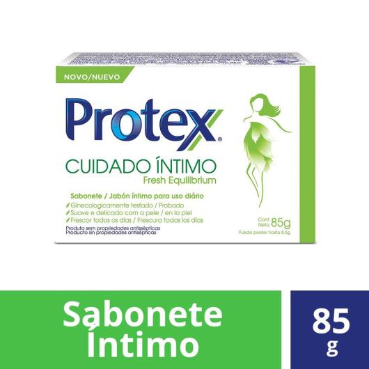 Sabonete Íntimo Barra Protex Cuidado Íntimo Fresh Equilibrium 85g - Imagem em destaque