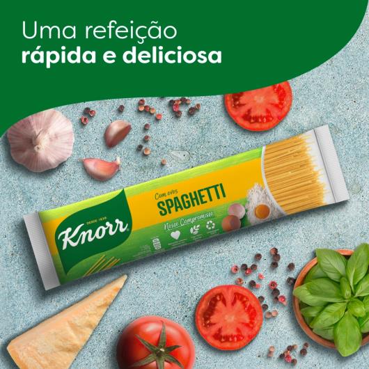 Macarrão Knorr Spaghetti Sêmola Com Ovos 500g - Imagem em destaque