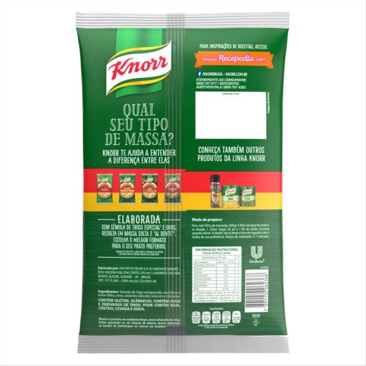 Macarrão Parafuso Knorr Sêmola Com Ovos 500 G - Imagem em destaque