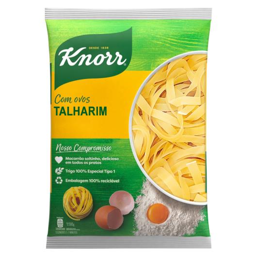 Macarrão de Sêmola com Ovos Talharim Knorr Pacote 500g - Imagem em destaque
