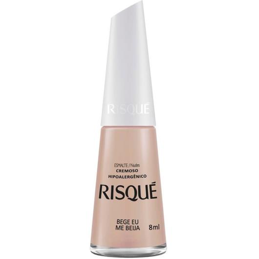 Esmalte cremoso Bege eu me beija Risqué 8ml - Imagem em destaque