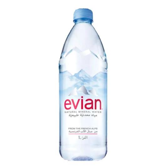 Água Mineral sem gás Evian Pet 1l - Imagem em destaque