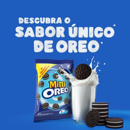 Biscoito Recheado Mini Oreo Original 35g - Imagem em destaque