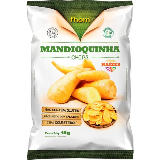 Chips mandioquinha Fhom 45g - Imagem em destaque
