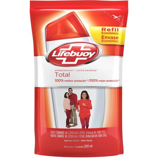 Sabonete líquido refil total Lifebuoy 200ml - Imagem em destaque