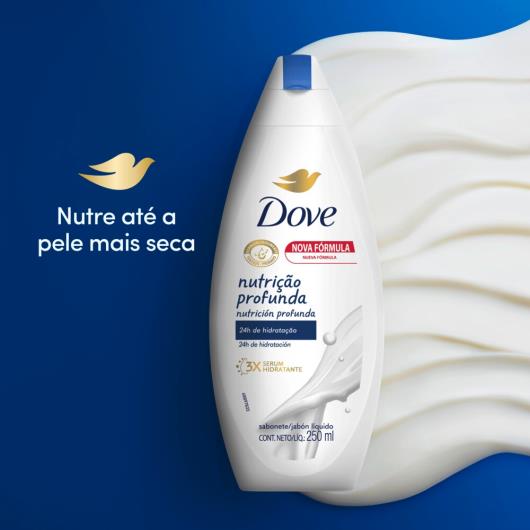 Sabonete Líquido Dove Nutricao profunda 250ml - Imagem em destaque