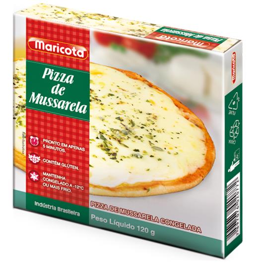 Pizza de mussarela Maricota 120g - Imagem em destaque
