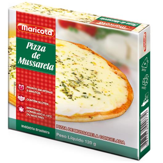Pizza de mussarela Maricota 120g - Imagem em destaque