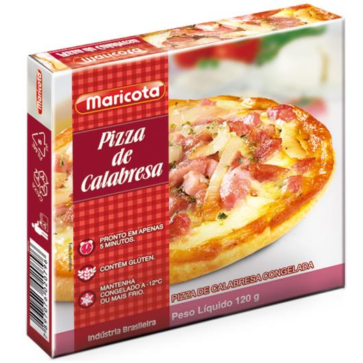 Pizza de calabresa Maricota 120g - Imagem em destaque