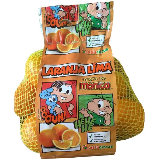 Laranja lima Turma da Monica Alfa Citrus SACO 1.5 Kg - Imagem em destaque