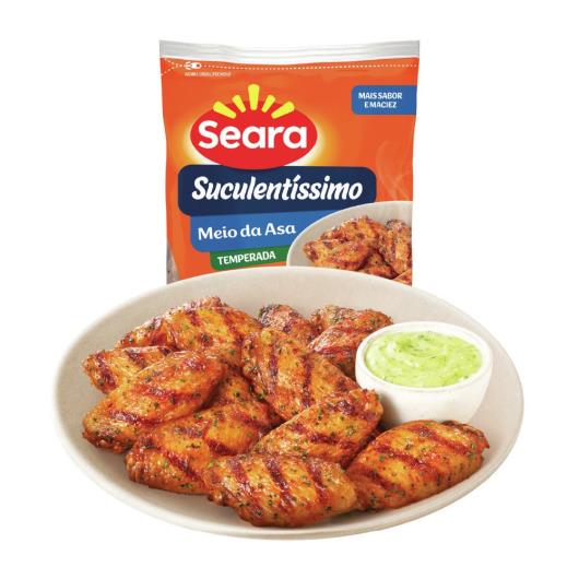 Meio da Asa Temperada Suculentíssimo Seara IQF 1kg - Imagem em destaque